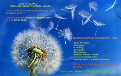 Sesiones en BARCELONA: 27 y 28 de Octubre de 2.017