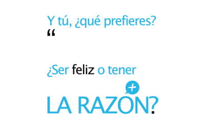 EL PRECIO DE TENER LA RAZÓN